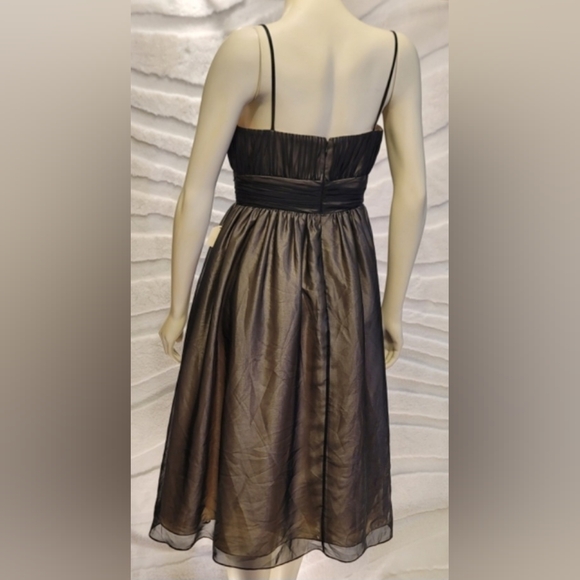 NWT VTG Bella Formals by Venus Black Sleeveless Midi Sz 10 Medium Dress Org $159 - Picture 2 of 12